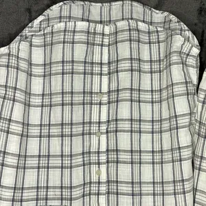 TNA Plaid Cotton‎ Shirt White Size XS thumbnail 4
