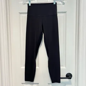 Lululemon Align High-Rise Pant 25" Black Leggings Size 6 W5CTAS thumbnail 3