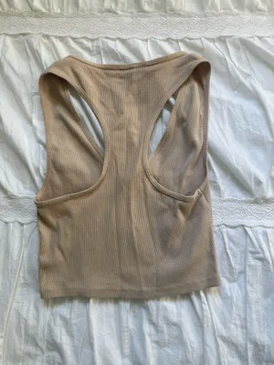 ZARA Tank Top Cropped Ribbed Women’s thumbnail 2
