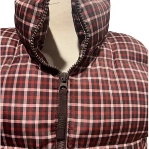 Madewell Cropped Puffer Vest in Plaid Size Medium thumbnail 11
