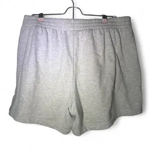 Champion Shorts Womens 2XL Grey Sweats Comfy Gym Logo Stripe Drawstring Terry thumbnail 1