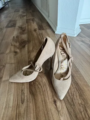 Sam Edelman Hazel Pointed Toe Heel Classic Beige thumbnail 3