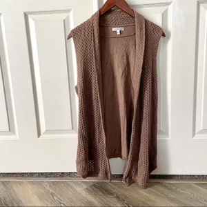 Croft & Barrow brown sweater vest thumbnail 4