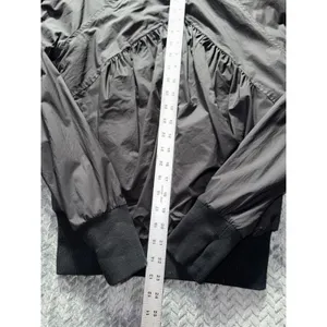 Lululemon Womens Swell Reversible Hooded Jacket Gray Black Full‎ Zip Hoodie Sz 4 thumbnail 9