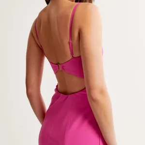 Abercrombie & Fitch Pink Corset Mini Dress thumbnail 4
