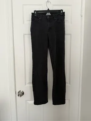 L.L. Bean Straight-Leg Jeans - Black Wash thumbnail 3