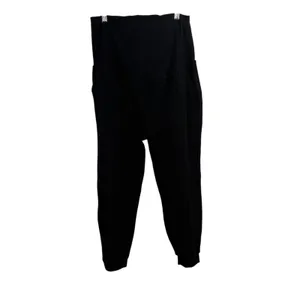 Beyond Yoga Beyond Bump Spacedye Matermity Midi Joggers Darkest Night Black Med thumbnail 2