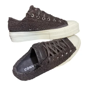 Converse CTAS Lift Ox Violet Ore Sherpa Women's Platform Sneakers 8.5 thumbnail 2