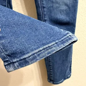 MOTHER Crop Jeans Shoot To Thrill Blue Denim Size 27- Stretch *ALTERED thumbnail 5