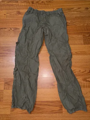 BDG Y2K Olive Utility Cargo Pants with Elastic Cuffs thumbnail 6