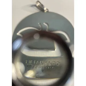 Vintage Tiffany & Co. Round Sterling Silver 925 Dove Pendant Lightweight RARE thumbnail 7