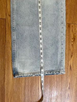 Zara high waisted super wide light blue jeans nwt thumbnail 9
