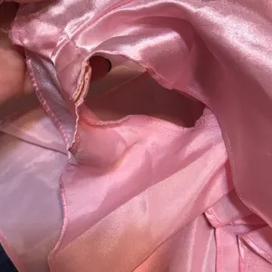 vtg Cacique 90s ladies pink button up‎ nightie babydoll romper size small sexy thumbnail 14