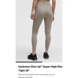 Lululemon Glow Up SHR Tight 25" Warm Ash Grey Women's Size 10 Legging Sport NEW thumbnail 3