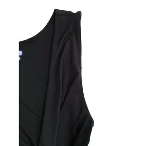 Out From Under Urban Outfitters Drape Front Black Tank Bodysuit Medium thumbnail 3