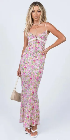 Princess Polly Cottagecore Floral Maxi Dress thumbnail 1