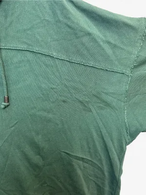 Aerie Green Lace-Up Oversized Hoodie Sweatshirt Size Small NWT thumbnail 10