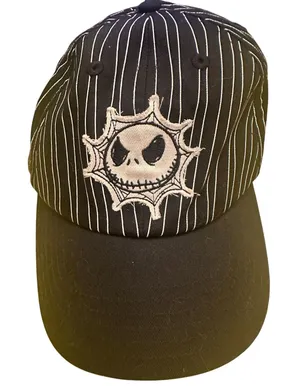 Disney Parks Adult Nightmare Before Christmas Jack Skellington Baseball Cap Hat thumbnail 1