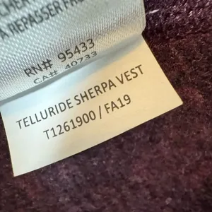 Toad & Co Telluride Sherpa Vest - Women's S Burgundy Wine thumbnail 7