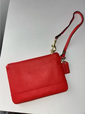 Coach Leather Wristlet thumbnail 4