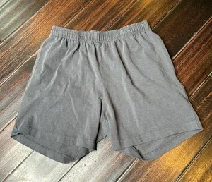 Drawstring waist cotton shorts Los Angeles Apparel casual classic basic thumbnail 1