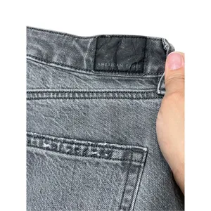 American Eagle Gray Distressed Mom Jeans Size‎ 10 short thumbnail 7