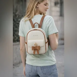Ecosusi Women Backpack Purse PU Leather Water Resistant Rucksack Daypack thumbnail 3