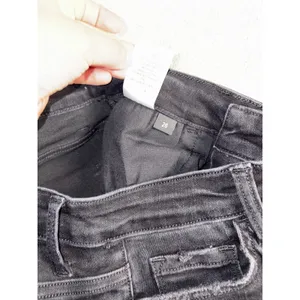 Vervet Flying Monkey Black Wide Leg Crop Jeans Button 26‎ thumbnail 5