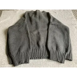 Knitted sweater and Stripes Shirt Dress Women‎ long-Length Shirt Dress thumbnail 6