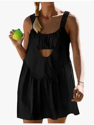 Black Athletic Dress Amazon thumbnail 1