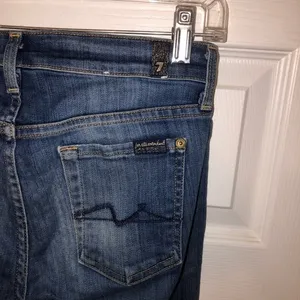 7 for all mankind The Skinny Jeans Sz 26 thumbnail 5