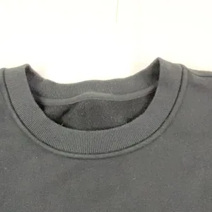 Lululemon Sweatshirt Womens Medium Black Crewneck Fleece Pullover Logo Relaxed thumbnail 3