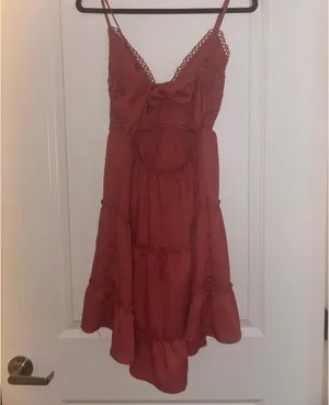 Women’s pink sundress Size XL thumbnail 3
