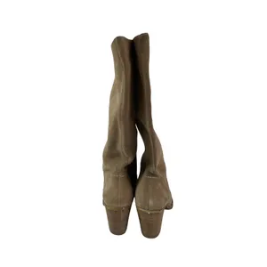 Lucky Brand Eadon Women's Suede Round Toe Block Heel Knee High Slouch Boots 8 thumbnail 3
