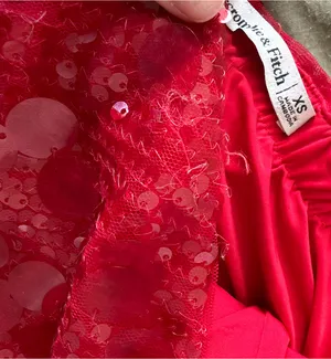 Abercrombie Scarlett strapless sequin mini dress thumbnail 6