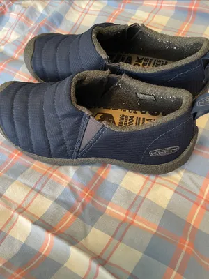 Keen Men's Navy Quilted Slip-On Loafers thumbnail 3