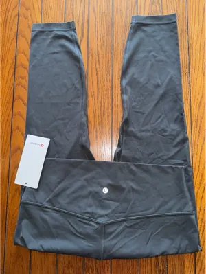 Lululemon Align High Rise 25” Graphite Grey Size 14 NWT thumbnail 1