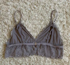 Madewell longline lace bralette | size L thumbnail 2