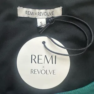 REMI x REVOLVE Nicole Dress Long Sleeve Mesh Midi Side Slit Sz S NWT New thumbnail 8