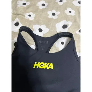 Hoka Black Sports Bra thumbnail 2