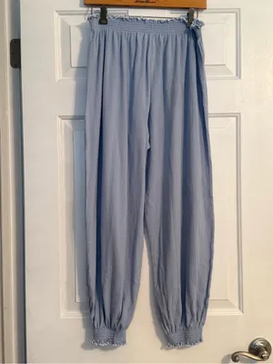 SET Aerie Pointelle Balloon Pajama Pant and Pointelle Pajama Tank thumbnail 6