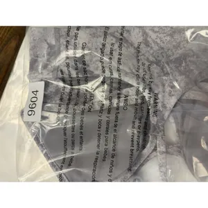 Lululemon Sports Bra Womens‎ 8 White Gray Marble Strappy Yoga Expand Your Limits thumbnail 7