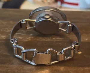 Vintage Lausanne 17 jewels silver hexagon watch thumbnail 10