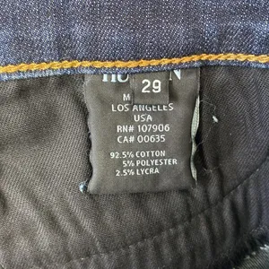 Hudson Luna Skinny Sequins Embellished Side Stripe Blue Jeans 29 thumbnail 6