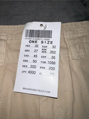 Brandy Melville John Galt Cargo Skirt One Size New with tag thumbnail 8