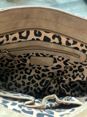 Jessica Simpson Classic Brown Leather Studded Hobo Shoulder Bag Purse Boho Chic thumbnail 3