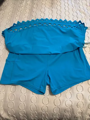 Lilly Pulitzer UPF 50+ Theah Skort Turquoise Oasis‎ NWT size XL thumbnail 9