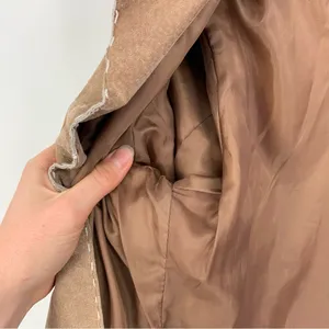 VTG OUTBROOK Suede Leather Jacket Tan L Size L thumbnail 8