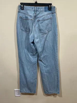 Abercrombie & Fitch The Loose High Rise 2 Regular light denim jeans curve love thumbnail 8