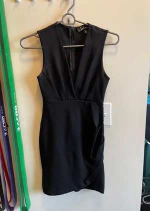 Lulus Deep V Dress thumbnail 3